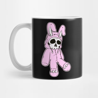 Skeleton Skull Pink Dead Hare Costume Rabbit Bunny Mug